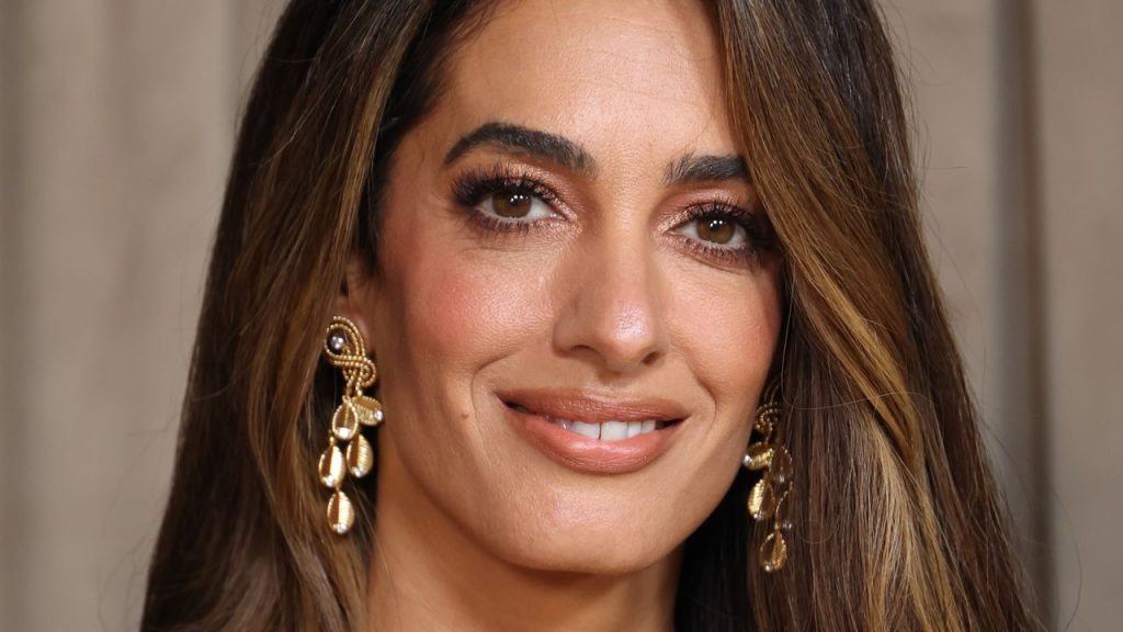 Amal Clooney Endorses Autumn’s Biggest Beauty Trend In London